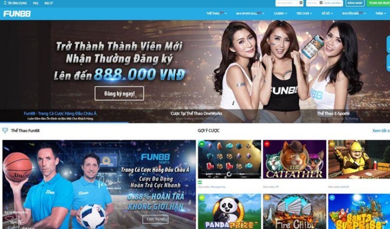 Casino trực tuyến uy tín FUN88