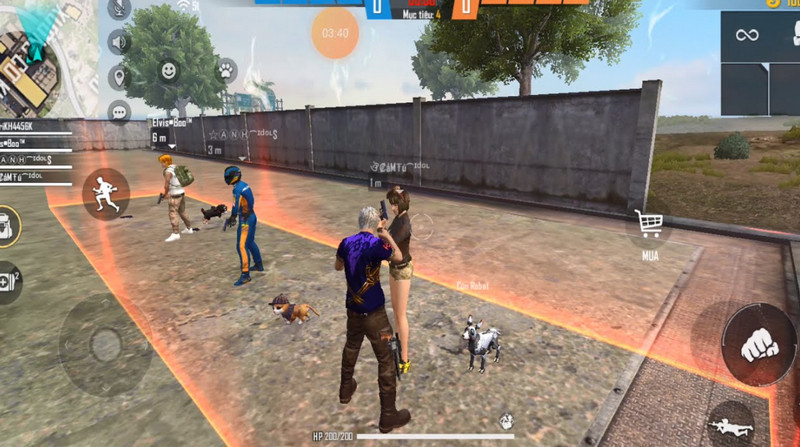 lối chơi game Garena Free Fire Max FF