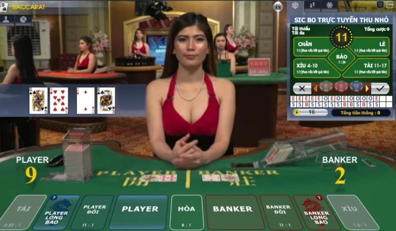 chơi bài Baccarat gaming 